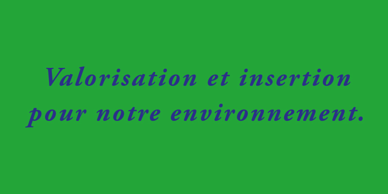 Création du slogan d'Arbre environnement à Brive : Valorisation et insertion pour notre environnement.